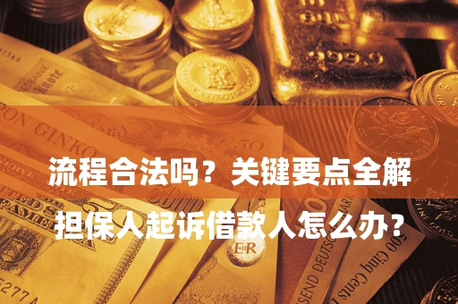 北京

担保人起诉借款人怎么办？流程合法吗？关键要点全解析
